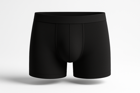 Modern siyah erkek boxer